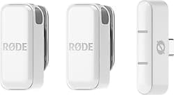 Rode Wireless Micro Beyaz 2'li USB-C Kablosuz Yaka Mikrofonu ürün görseli