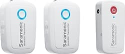 Saramonic Blink 500 B2W Beyaz 2'li Kablosuz Yaka Mikrofonu ürün görseli