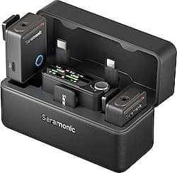 Saramonic Ultra 01 2TX9+RX9 2'li Kablosuz Yaka Mikrofonu ürün görseli