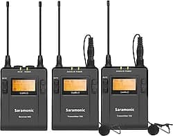 Saramonic UWMIC9 TX9 + TX9 + RX9 Kit 2 UHF Kablosuz Yaka Mikrofonu ürün görseli
