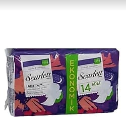 Scarlett Ultra Gece Ekonomik 14'lü Hijyenik Ped ürün görseli