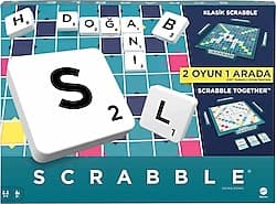 Scrabble Orijinal 2'si 1 Arada Türkçe HXV98 ürün görseli