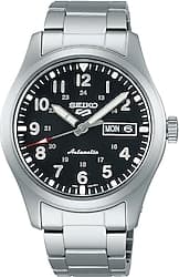 Seiko 5 Sports Field SRPG27 Çelik Kordon Siyah Erkek Kol Saati ürün görseli