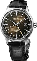 Seiko Presage Cocktail Time GMT SSK039 Deri Kordon Siyah Erkek Kol Saati ürün görseli