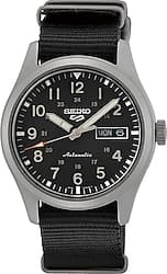 Seiko 5 Sports Field SRPG37 Kumaş Kordon Siyah Erkek Kol Saati ürün görseli