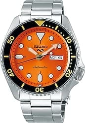 Seiko 5 Sports SKX SRPD59K Çelik Kordon Turuncu Erkek Kol Saati ürün görseli