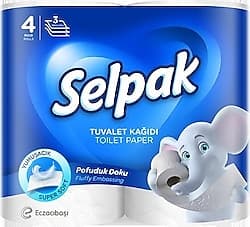 Selpak 4'lü Tuvalet Kağıdı ürün görseli