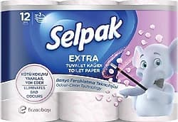 Selpak Extra Banyo Ferahlatma 12'li Tuvalet Kağıdı ürün görseli
