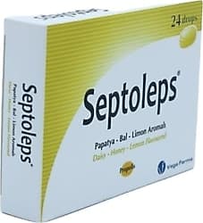 Septoleps Papatya Bal ve Limonlu 24'lü Pastil ürün görseli