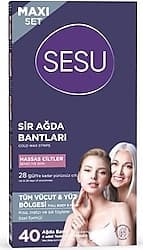 Sesu Hassas Ciltler için Tüm Vücut ve Yüz Bölgesi 40'lı Sir Ağda Bandı ürün görseli