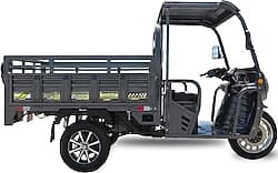 SFM Express Max 1500 W 3 Tekerlekli Kabinli Elektrikli Motosiklet Gri ürün görseli