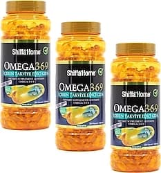 Shiffa Home Omega 3-6-9 1000 mg 200 Kapsül 3'lü ürün görseli
