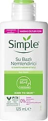 Simple Su Bazlı Nemlendirici 12 Saate Kadar Etklili Hassas Ciltler İçin 125 ml ürün görseli