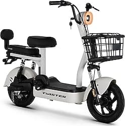 Skyjet Twister 249 W Elektrikli Motosiklet Beyaz ürün görseli