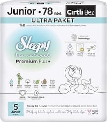 Sleepy Bio Natural 5 Numara Junior 78'li Bebek Bezi ürün görseli