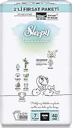 Sleepy Bio Natural 7 Numara XX Large 40'lı Bebek Bezi ürün görseli