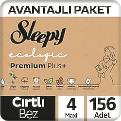 Sleepy Ecologic 4 Numara Maxi 52'li 3 Adet Bebek Bezi ürün görseli