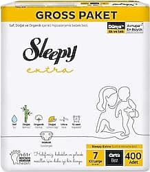 Sleepy Extra Günlük Aktivite 7 Numara XX Large 400'lü Bebek Bezi ürün görseli