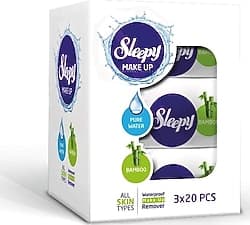 Sleepy Make Up 20'li 3 Adet Makyaj Temizleme Mendili ürün görseli