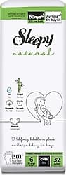 Sleepy Natural 6 Numara X Large 32'li Bebek Bezi ürün görseli