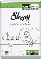 Sleepy Natural 5 Numara Junior 80'li 2 Adet Bebek Bezi ürün görseli