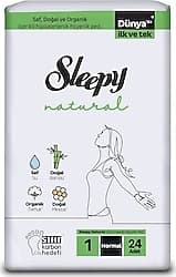 Sleepy Natural Ultra Hassas Normal Hijyenik Ped 24'lü ürün görseli