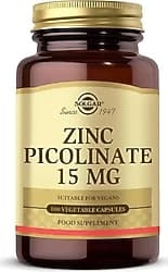 Solgar Zinc Picolinate 15 mg 100 Kapsül ürün görseli