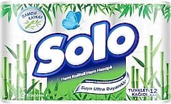 Solo Bambu Katkılı 12'li Tuvalet Kağıdı ürün görseli