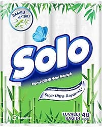 Solo Bambu Katkılı 40'lı Tuvalet Kağıdı ürün görseli