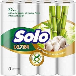 Solo Ultra Bambu Katkılı Tuvalet Kağıdı 32'li ürün görseli