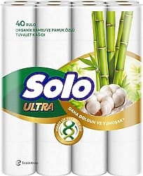 Solo Ultra Bambu Katkılı Tuvalet Kağıdı 40'lı ürün görseli