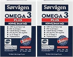 Sorvagen Omega 3 Plus Norveç Balık Yağı 60 Kapsül 2'li ürün görseli