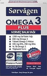 Sorvagen Omega 3 Plus Norveç Balık Yağı 60 Kapsül ürün görseli