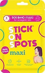 Stick On Spots SOS Maxi Yüz ve Vücut 6 Adet Akne Bandı ürün görseli