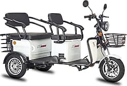 Stmax Elit 940 1000 W 3 Tekerlekli Elektrikli Motosiklet Beyaz ürün görseli