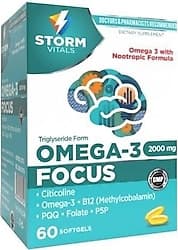 Storm Vitals Omega 3 Focus 60 Kapsül ürün görseli