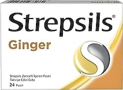 Strepsils Zencefil Aromalı 24'lü Pastil ürün görseli