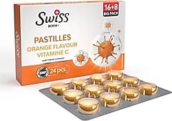 Swiss Bork Portakal ve C Vitaminli 24'lü Pastil ürün görseli