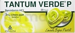 Tantum Verde P Limonlu 20 Pastil ürün görseli
