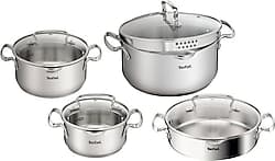 Tefal Duetto 8 Parça Çelik Tencere Seti ürün görseli