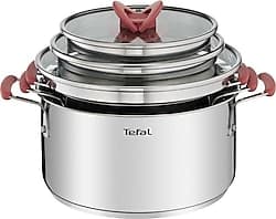Tefal Optispace 6 Parça Çelik Tencere Seti ürün görseli