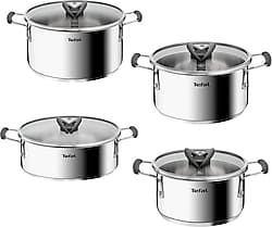 Tefal Optispace 8 Parça Çelik Tencere Seti ürün görseli