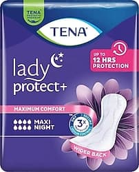 Tena Lady Maxi Night 8 Damla Gece 12'li Kadın Mesane Pedi ürün görseli
