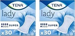 Tena Lady Süper 5 Damla 30'lu 2 Adet Kadın Mesane Pedi ürün görseli