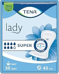 Tena Lady Süper 7 Damla 30'lu Kadın Mesane Pedi ürün görseli