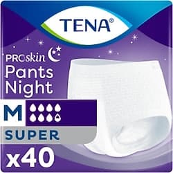 Tena Emici Külot Süper Night 7.5 Damla Orta Boy M 10'lu 4 Adet Hasta Bezi ürün görseli