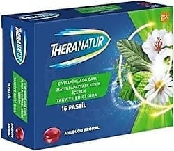 Theranatur Ahududu Aromalı 16'lı Pastil ürün görseli
