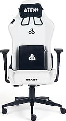 Titan Seat Beast Leather White Deri Oyuncu Koltuğu ürün görseli