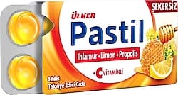 Ülker Ihlamur Limon ve Propolisli 8'li Pastil ürün görseli