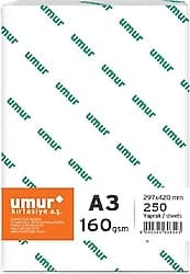 Umur A3 160 gr 250 Yaprak Gramajlı Fotokopi Kağıdı ürün görseli